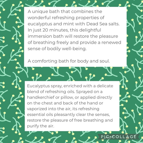 SwissJust Eucasol Bath Salts & Spray Set!  💚 - Picture 2 of 2